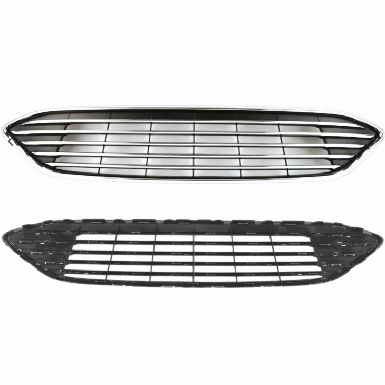 FORD FOCUS MK3 LIFT 2014-2018 14 - ATRAPA GRILL KRATKA RPZEDNIA CHROM