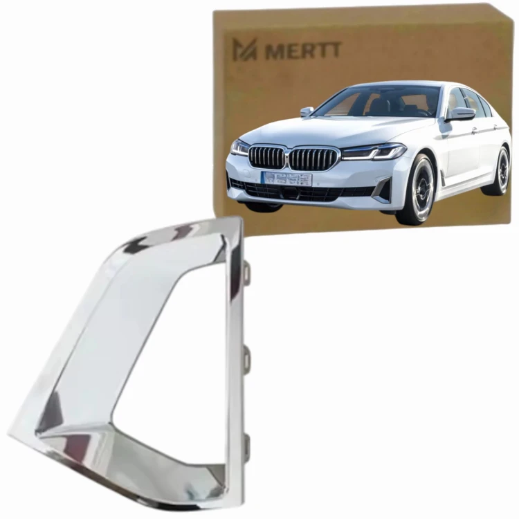BMW 5 G31 G30 2020- ATRAPA CHROM RAMKA ZDERZAKA PRZEDNIEGO LEWA PRAWA KPL