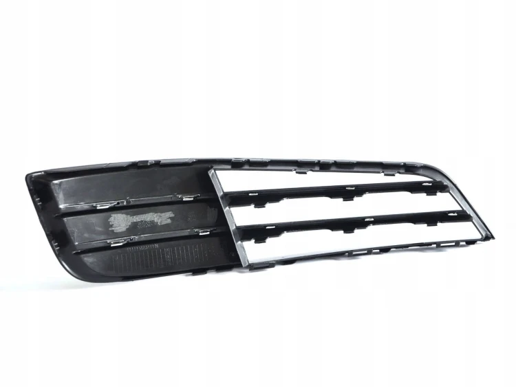 KRATKA ATRAPA zaślepka przednia LEWA AUDI A8 D4 2009-2013 CZARNY POŁYSK