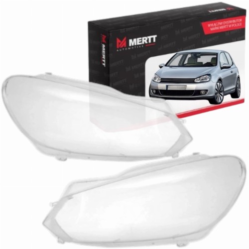 KPL x2 KLOSZ PRAWY LEWY szkło reflektora lampa VW Golf VI 6 2008-2016