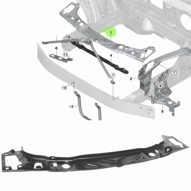 WZMOCNIENIE góra pas osłona złącze belka BMW X1 F48 X2 F39 F45 F46 MINI F54