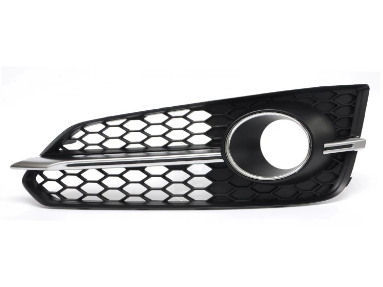 AUDI A8 D4 S8 LIFT 13- KRATKA ZDERZAKA ATRAPA CHROM LEWA