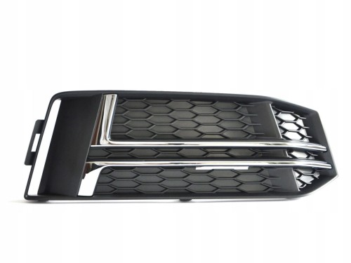 AUDI A4 B9 2015-2019 S LINE ATRAPA KRATKA ZDERZAKA CHROM ZAŚLEPKA 8W0807682