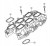 ZESTAW Uszczelki kolektora CHRYSLER JEEP DODGE FIAT 3.6 V6 5184562AC