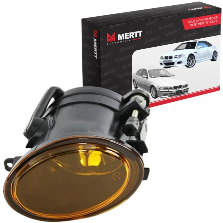 BMW E46 E39 HALOGEN LAMPA PRZECIWGIELNA PRAWA 63177894018 CLEAR YELLOW