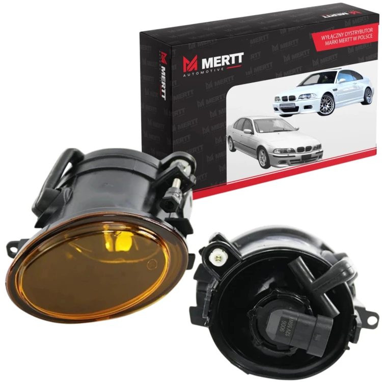 BMW E46 E39 HALOGEN LAMPA PRZECIWGIELNA PRAWA 63177894018 CLEAR YELLOW