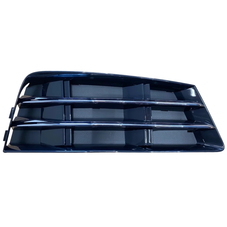 KRATKA ZDERZAKA PRAWA atrapa zaślepka przód AUDI A4 B9 15-19 czarny chrom
