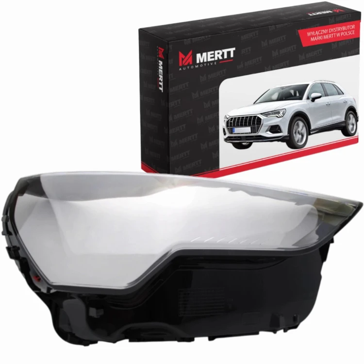 KLOSZ PRAWY szkło reflektora lampa AUDI Q3 F3 2018+