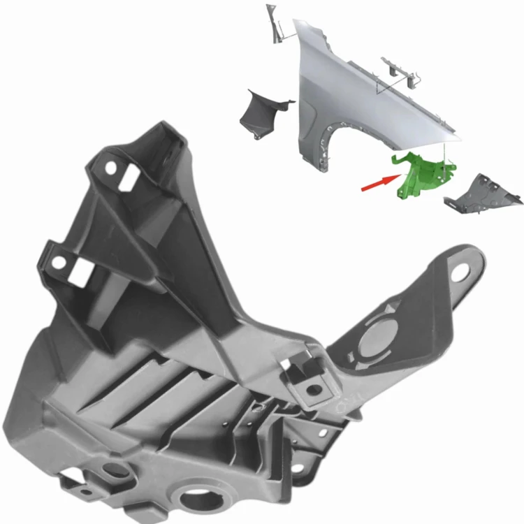 BMW X5 F15 X6 F16 2013- MOCOWANIE BŁOTNIKA PRAWE wspornik uchwyt lampy