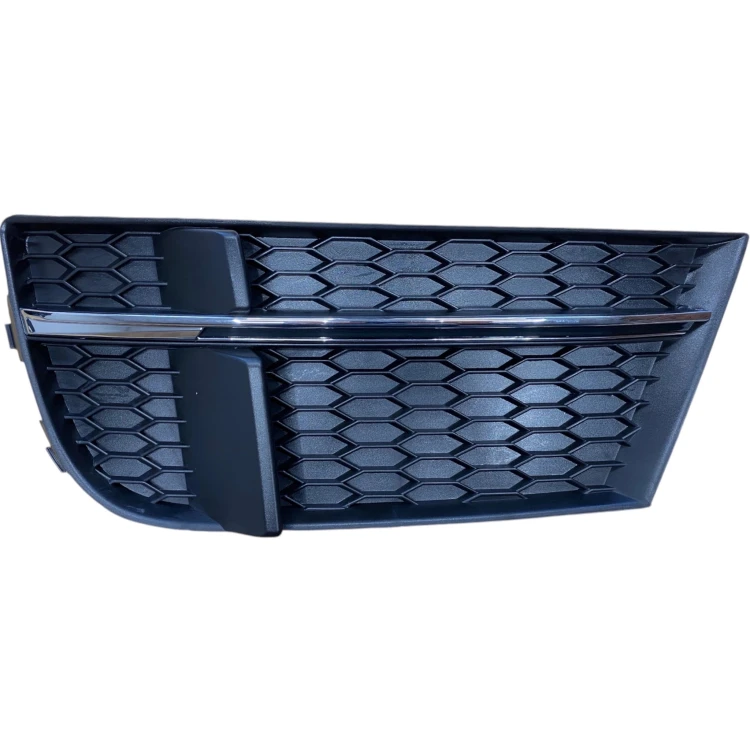 ATRAPA zderzaka PRAWA kratka CZARNA zaślepka AUDI A3 8V 16-20 S LINE lift