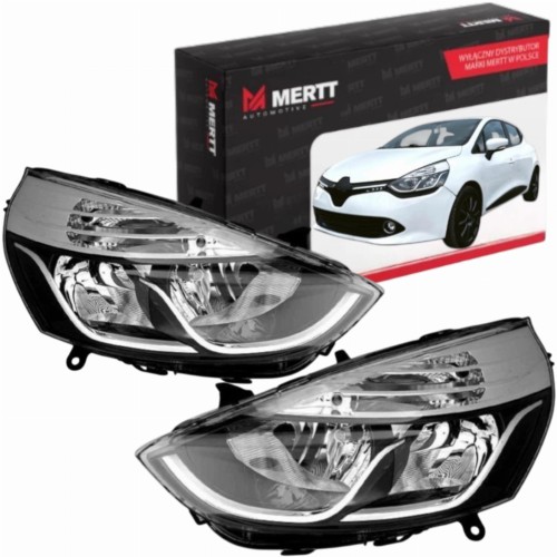 LAMPY PRZEDNIE REFLEKTORY PRAWY LEWY KOMPLET RENAULT CLIO IV LIFT HB KOMBI