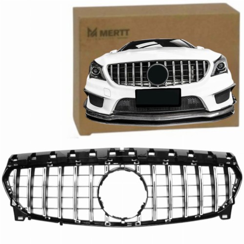 GRILL atrapa chłodnicy zderzaka MERCEDES CLA C117 W117 13-19 AMG GT czarny