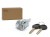 ZAMEK wkładka ZAMKA przód LEWA + KLUCZE BMW 3 E46 1998-2005 51217019975