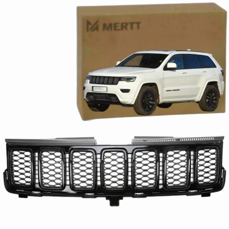GRILL ATRAPA CHŁODNICY ŚRODKOWA JEEP GRAND CHEROKEE WK2 6ML06XS9AA CZARNY