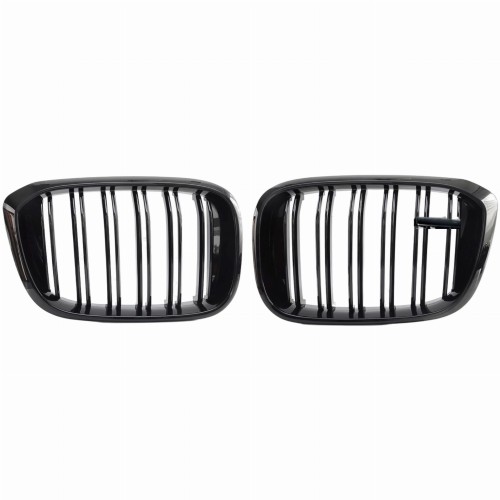 BMW X3 G01 X4 G02 Atrapa Nerki Grill Czarny Połysk 2szt M-Performance