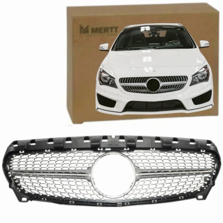 Grill atrapa CHROM PRZÓD CHŁODNICY MERCEDES CLA W117 C117 13-16 DIAMOND