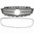 satynowa GRILL atrapa zderzaka chrom owal podstawa MERCEDES E W213 S213