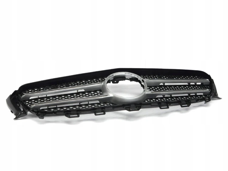 satynowa GRILL atrapa zderzaka chrom owal podstawa MERCEDES E W213 S213