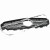 satynowa GRILL atrapa zderzaka chrom owal podstawa MERCEDES E W213 S213