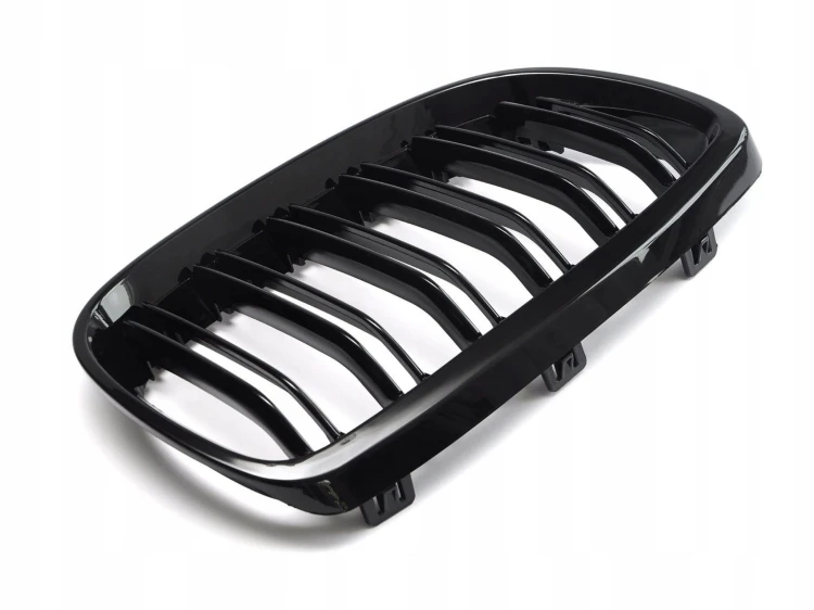ATRAPA GRILL NERKI kratka BMW 2 F21 F22 M2 F82 czarny połysk 2013+