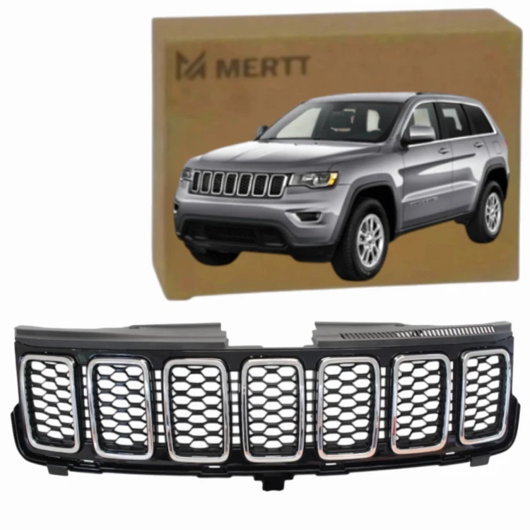 KOMPLETNA atrapa grill zderzaka Jeep GRAND CHEROKEE WK2 chromowany 2017+