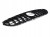 Grill atrapa zderzaka Mercedes Klasa C W206 S206 20+ AMG czarny połysk