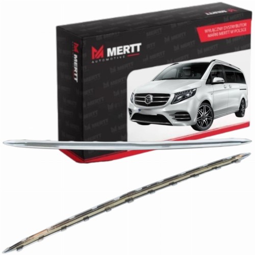 Listwa zderzaka KRATKI ŚRODKOWEJ CHROM 2014-2025 MERCEDES V-KLASA AMG W447