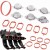 ZESTAW Zaślepki kolektora BMW E60 E46 E90 E71 X5 X6 M57 6x32mm