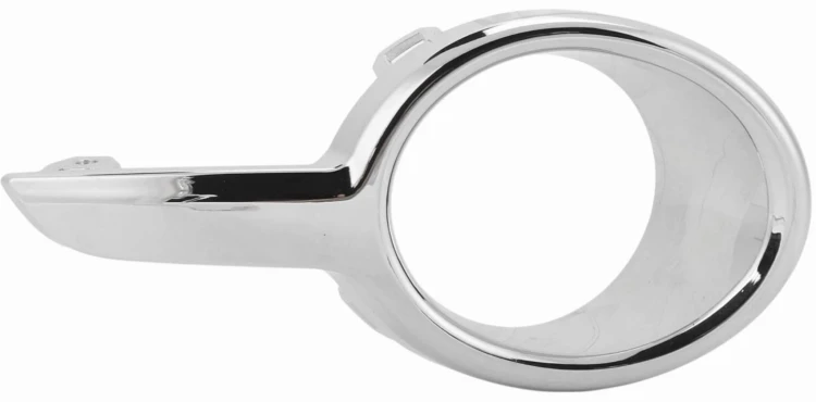 PEUGEOT 208 2012-2019 PRAWA RAMKA halogenu ATRAPA lampy srebrna CHROM