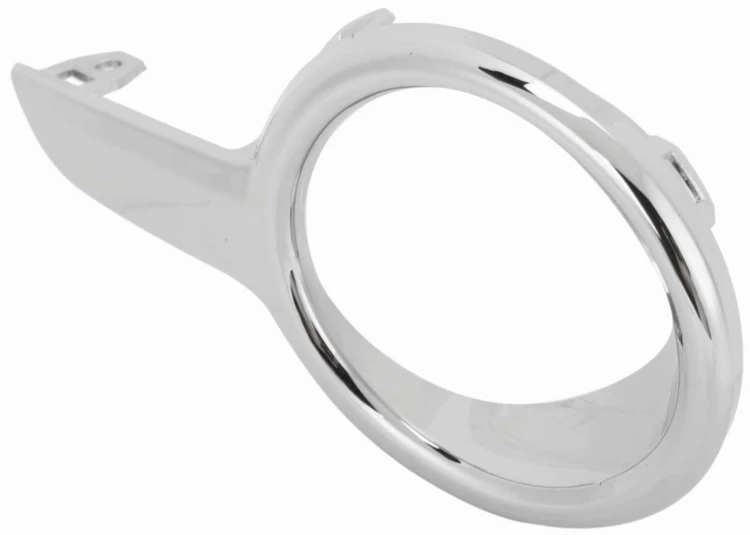 PEUGEOT 208 2012-2019 PRAWA RAMKA halogenu ATRAPA lampy srebrna CHROM