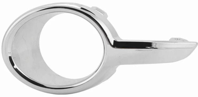 RAMKA HALOGENU ATRAPA LAMPY SREBRNA CHROM DO PEUGEOT 208 2012-2019 LEWA