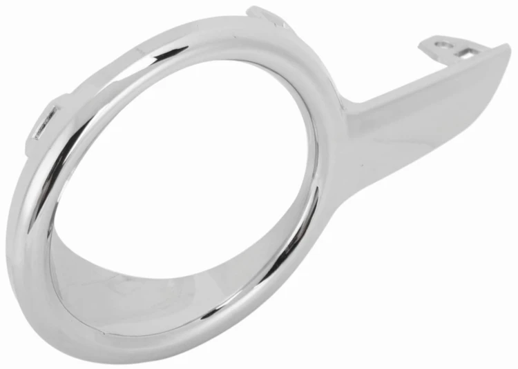 RAMKA HALOGENU ATRAPA LAMPY SREBRNA CHROM DO PEUGEOT 208 2012-2019 LEWA