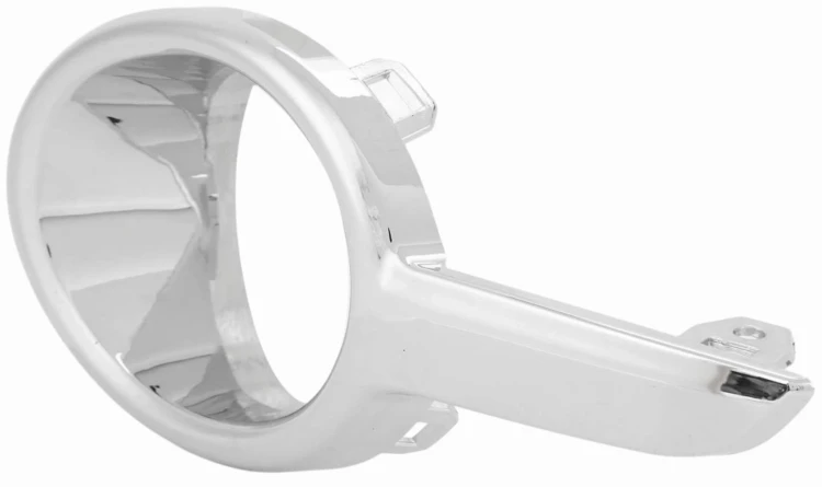RAMKA HALOGENU ATRAPA LAMPY SREBRNA CHROM DO PEUGEOT 208 2012-2019 LEWA