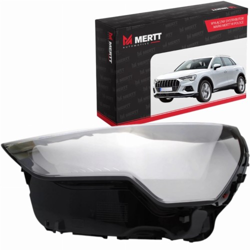 KLOSZ LEWY szkło reflektora lampy przedniej AUDI Q3 F3 2018+
