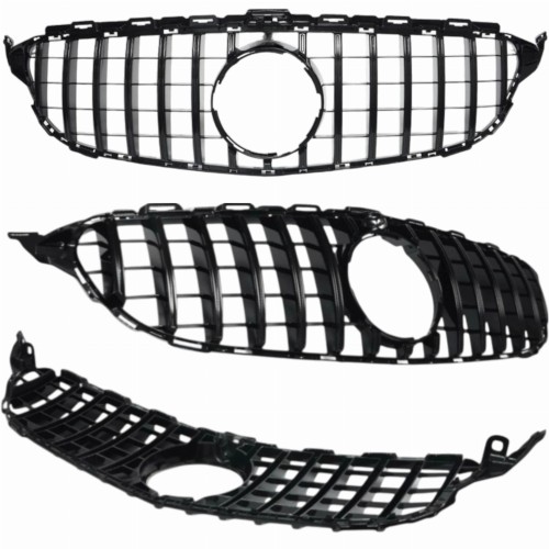 GRILL ATRAPA PRZÓD CHHŁODNICY PANAMERICANA BLACK MERCEDES C W205 13-18