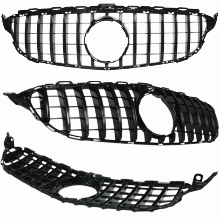 GRILL ATRAPA PRZÓD CHHŁODNICY PANAMERICANA BLACK MERCEDES C W205 13-18