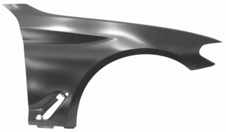 BLOTNIK przedni PRAWY Aluminium BMW 5 G30 G31 2017- 41007443688