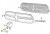 MOCOWANIE GRILLA wspornik atrapy 68227833AA DODGE DURANGO 2014-2023