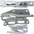 ZAWIAS MASKI POKRYWY SILNIKA PRAWY 1678803600 MERCEDES GLE GLS W167 X167