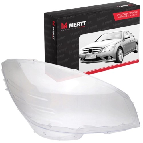 KLOSZ szkło reflektora PRZEDNIEGO lampy PRAWY MERCEDES C W204 2007-2011