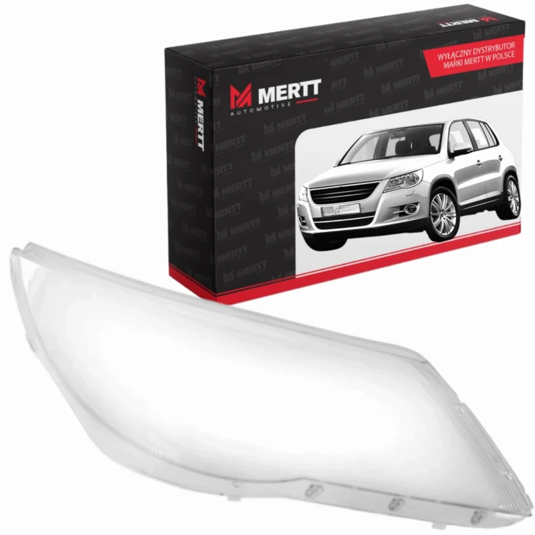 KLOSZ SZKŁO REFLEKTORA LAMPY PRZEDNIEJ PRAWY VOLKSWAGEN TIGUAN I 2007-2012