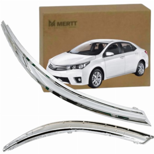 CHROMOWANA LISTWA LAMPY PRAWY PRZÓD 5318102010 TOYOTA COROLLA XI E16 13-16
