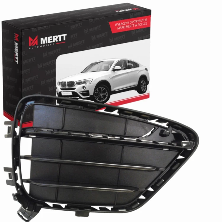 BMW X4 F26 14-18 KRATKA ZDERZAKA PRAWA atrapa przednia zaślepka 51117348110