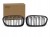 NERKI atrapa zderzaka grill czarny połysk podwójny BMW 1 F20 F21 2015+ LCI