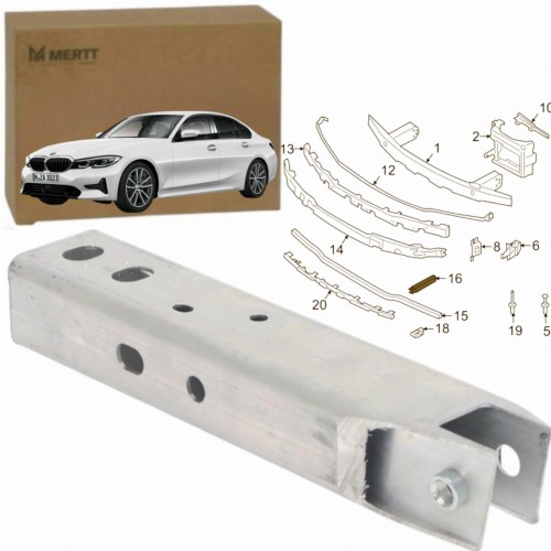 BMW 3 G20 G21 Strefa zgniotu DOLNEJ BELKI ZDERZAKA PASA PRZEDNIEGO LEWA LH