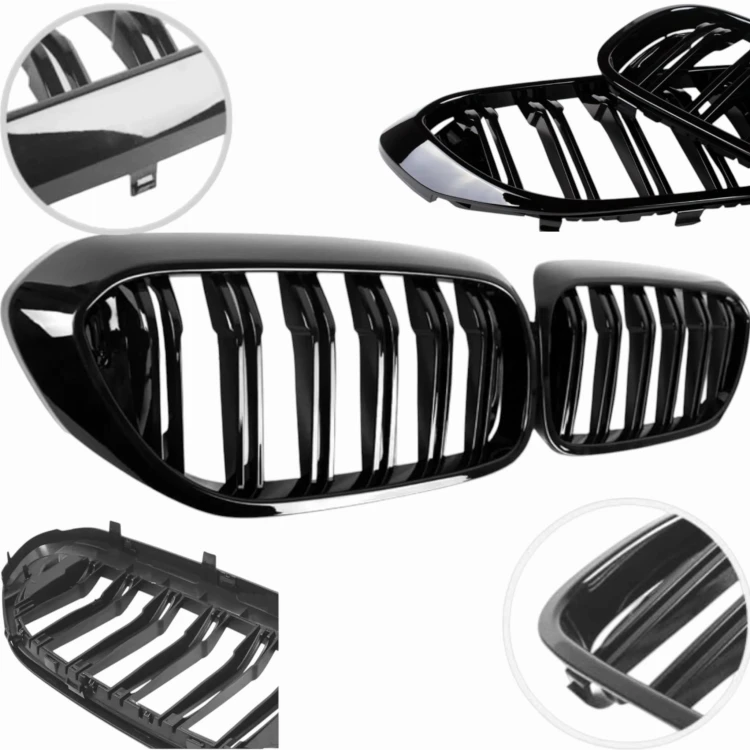 GRILL NERKI ATRAPA KRATKA do BMW G30 G31 M5 M PAKIET czarny połysk 17-20