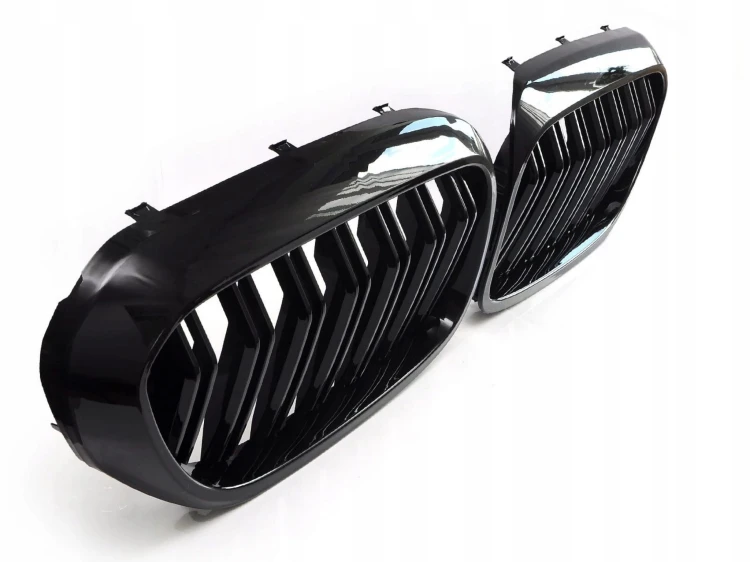 GRILL NERKI ATRAPA KRATKA do BMW G30 G31 M5 M PAKIET czarny połysk 17-20