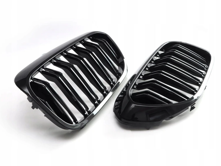 GRILL NERKI ATRAPA KRATKA do BMW G30 G31 M5 M PAKIET czarny połysk 17-20