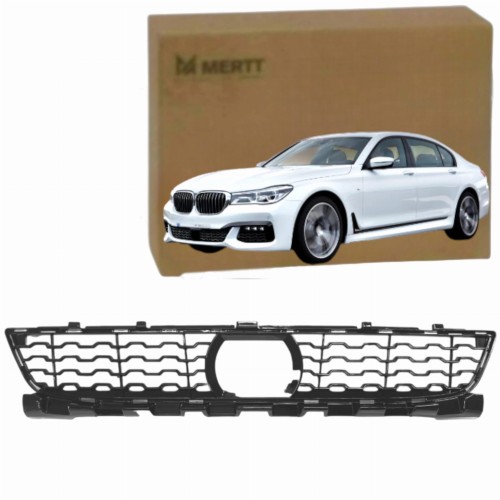 ATRAPA KRATKA ŚRODKOWA zaślepka zderzaka przód 51118075370 BMW 7 G11 2015-