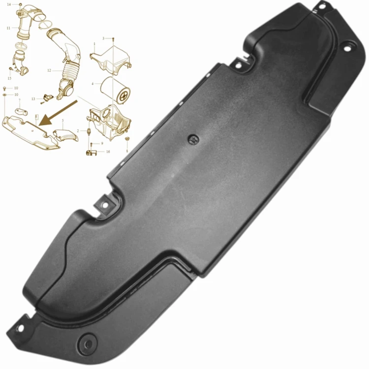 Kierownica powietrza GÓRNA wlot dolot osłona VOLVO V40 2012-2019 31319357